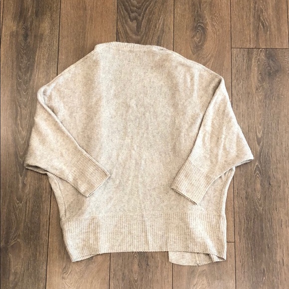 Zara Knit Beige Open Cardigan Size M - Picture 2 of 6